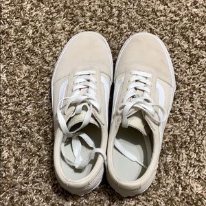 Old skool vans cream